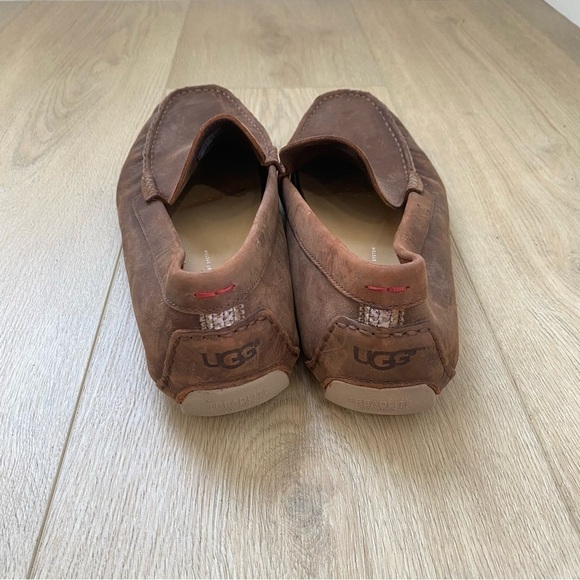 UGG ENERG Henrick leather driving slip on loafers size 11.5 EUC - Picture 3 of 5